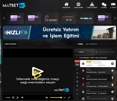 matbet tv giriş.